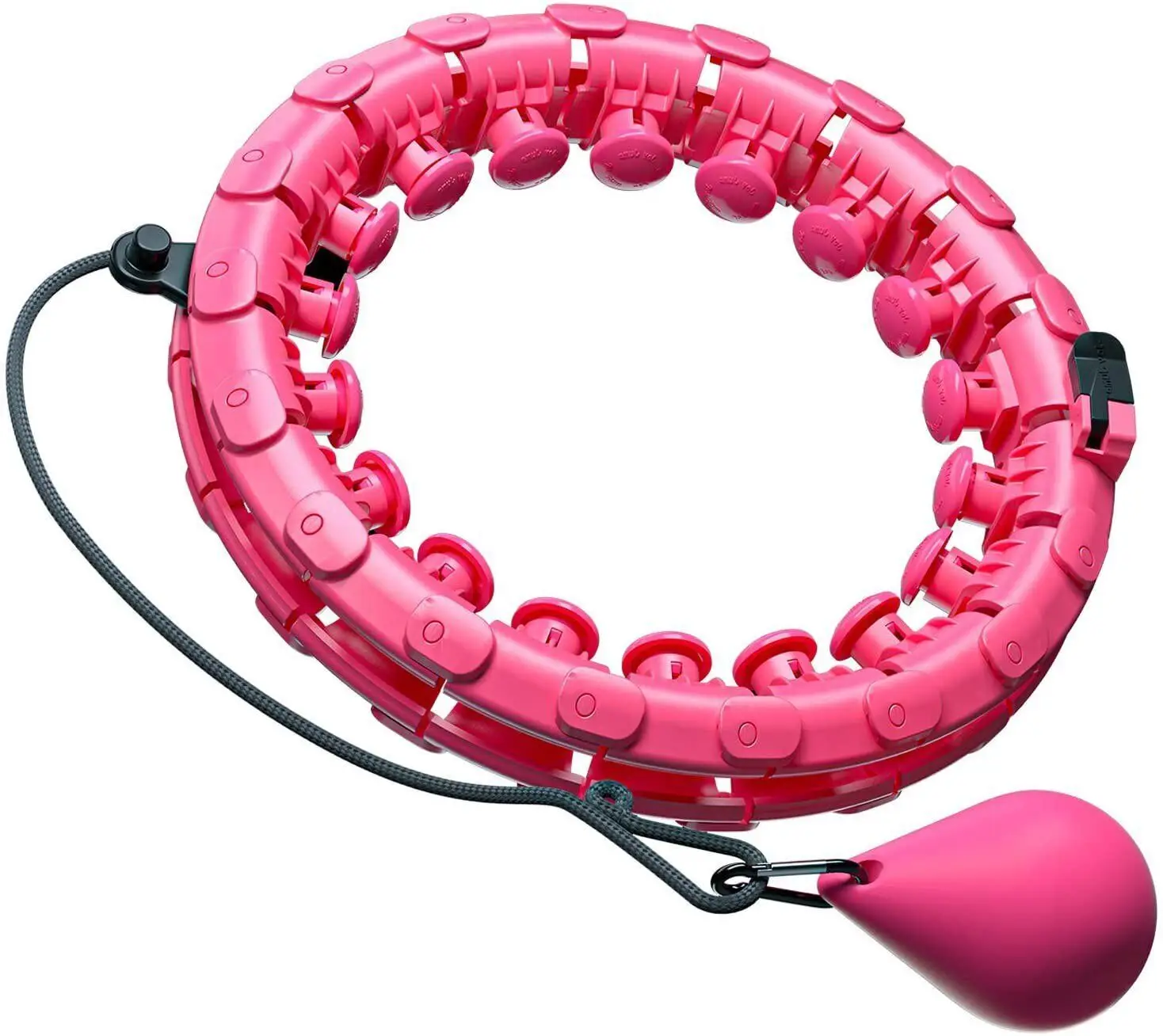 Smart Hula Hoop Massage Fitness Bauchtrainer Gymnastikreifen Hoola Hoops 24-Teil