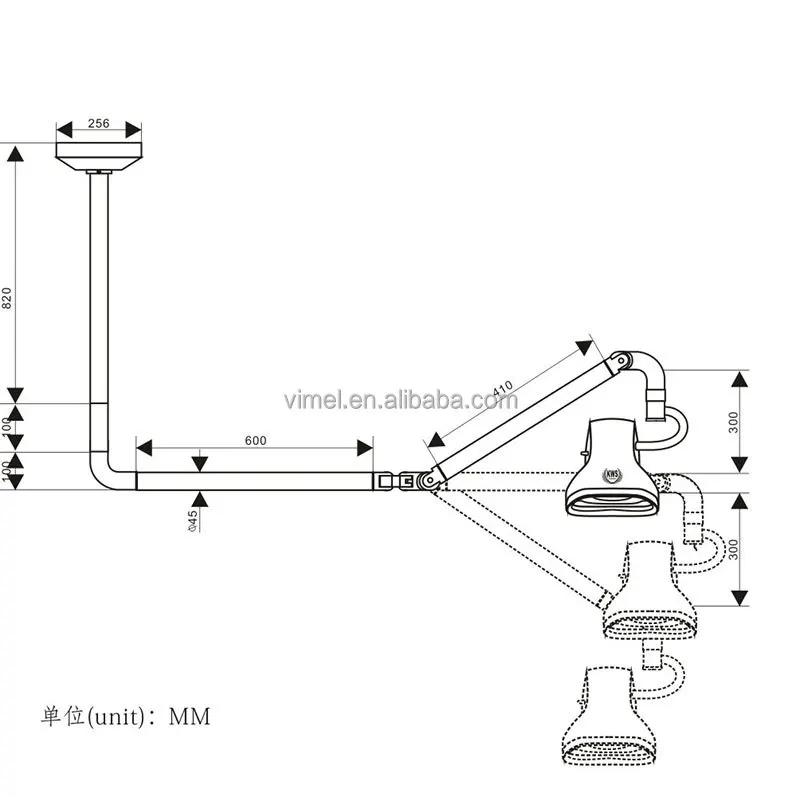 Ceiling Type 21W Medical Dental Examination Light Portable LED Hospital Clinic Surgical Lamp