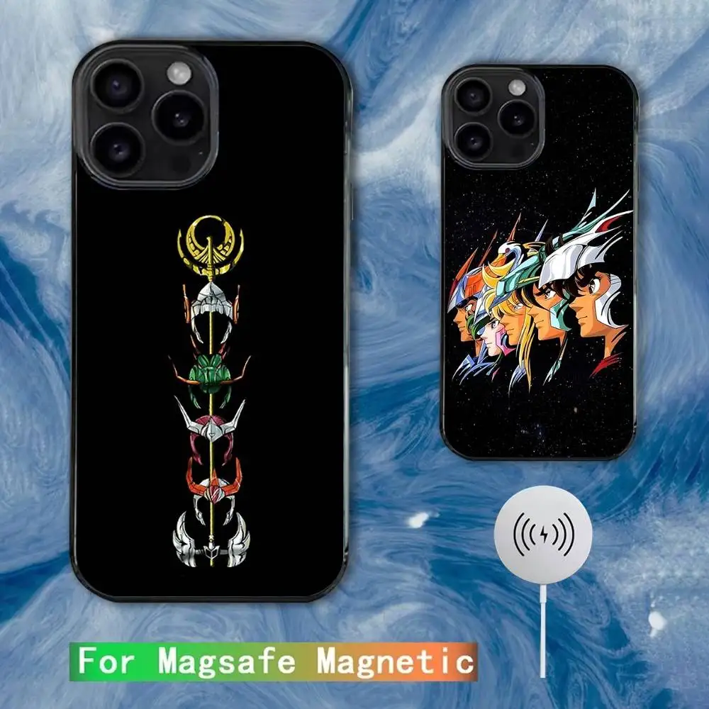 

S-Saint Seiya Knights Zodiac Phone Case For iPhone 16e,16,15,14,13,12,11,Plus,Pro,Max,Mini Magsafe Magnetic Wireless Charging