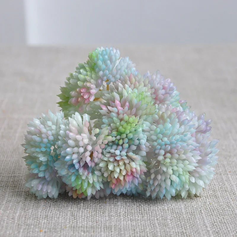 21CM Succulent Rice Fruit Artificial Touch Soft Rubber Micro Landscape Plant Arrangement Photography Home Decoration