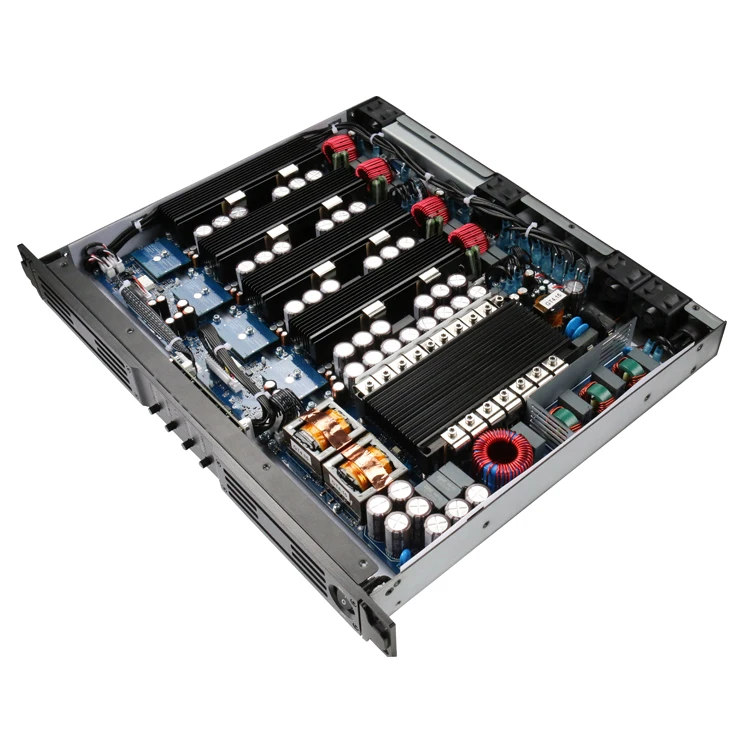 

Digital Professional Dj Power Amplifier 1800 Watt Class D 1U 4 Channel with Best Brand