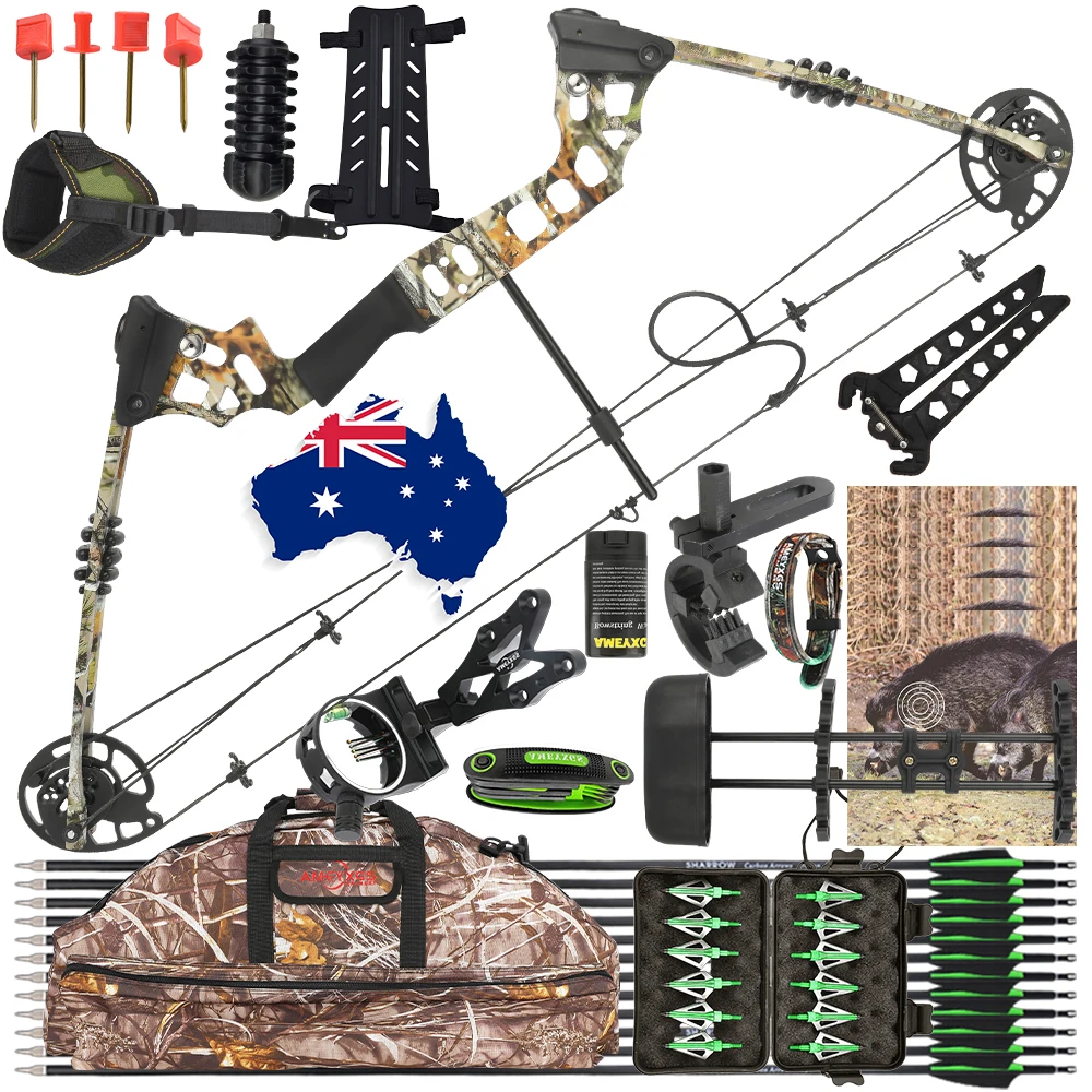 Adjustable Compound Bow Arrow Set for Hunting Sports