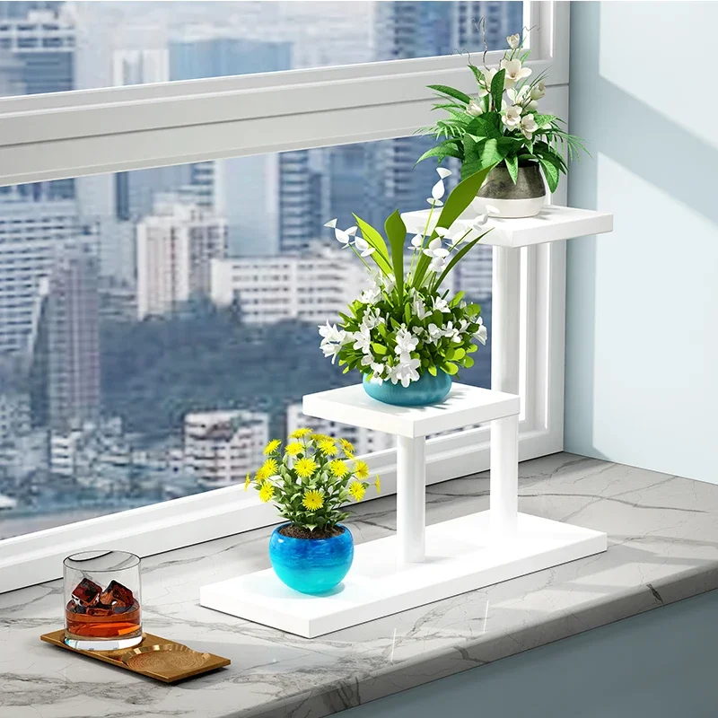 Special Desktop Flower Plant Stand Plant Storage Shelf Desk Flower Pot Stand  Multi-layer Balcony Indoor Flower Shelf