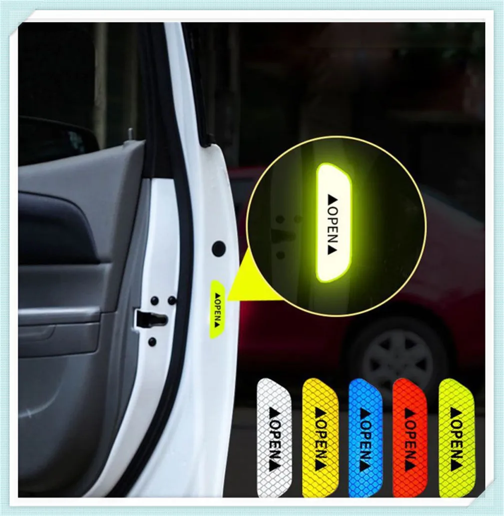 4Pcs/Set Car Accessories Exterior Door Stickers DIY for Volkswagen vw 2.0 TF Phaeton B5 B6 B7 Polo New Beetle Passat B6