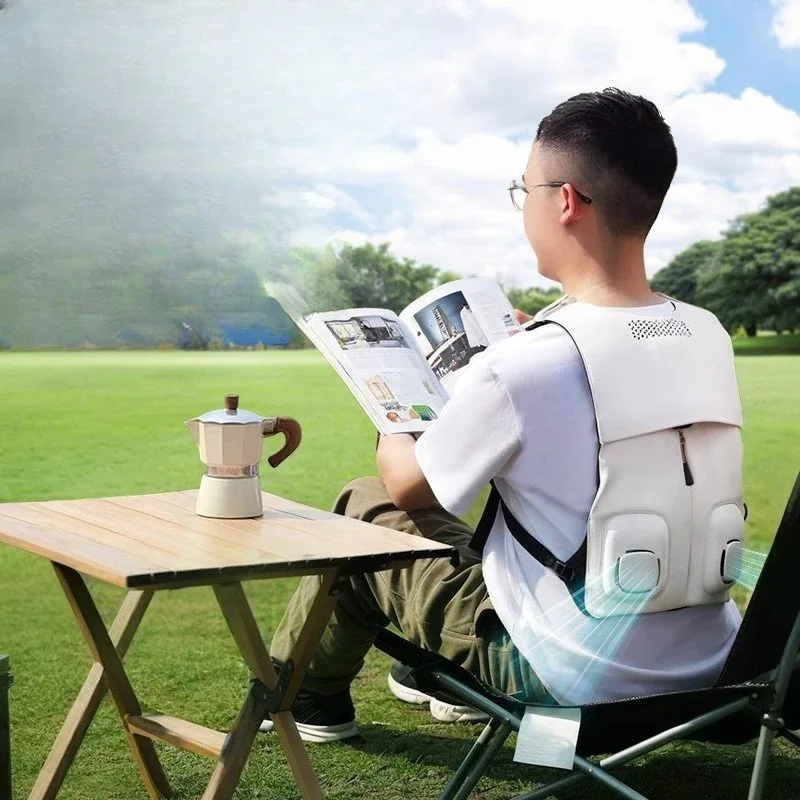 Semiconductor refrigeration cooling air conditioner clothes backpack pad refrigeration pad outdoor sun protection