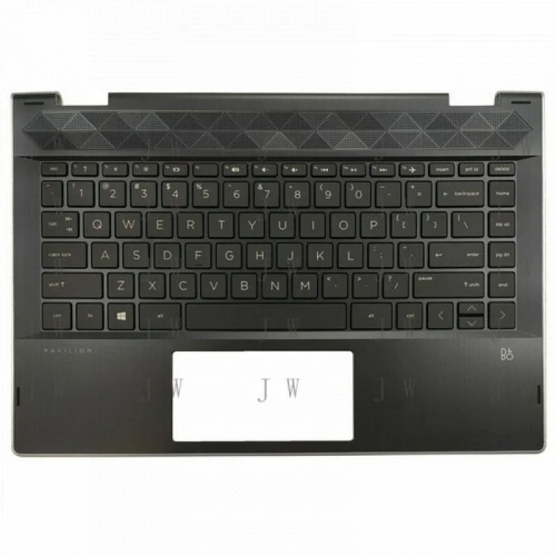 

DDZ New For HP Pavilion x360 14-CD 14m-cd0001dx Palmrest Keyboard L18947-001 Silver