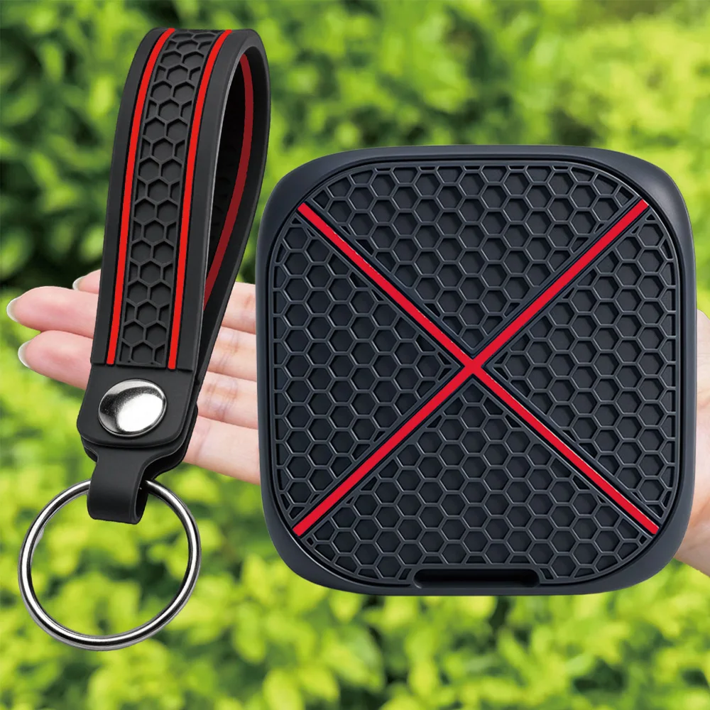 For ZEEKR 7X Flexible Remote Fob Case With Finger Loop And Key Ring Protective Shell Soft Touch