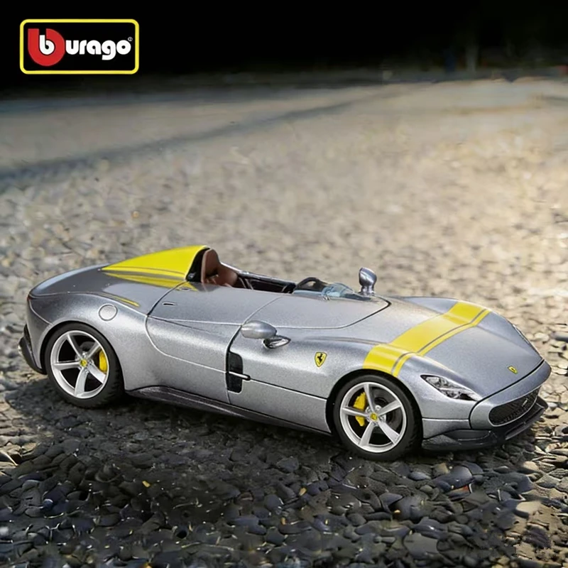 

Новая коллекционная модель автомобиля Bburago 1:24 Monza SP1 из литого металла, масштабная модель, игрушка для детей, подарок на день рождения