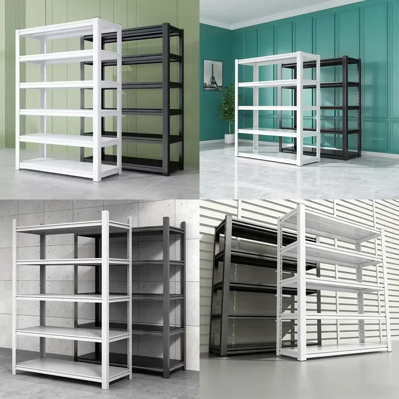 3 4 5 Tier Heavy Duty Warehouse Wire Storage Rack 150kg Load Bearing Steel Shelving Unit for Cargo Goods Organization