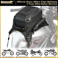 Bolsa de depósito para motocicleta Rhinowalk, nueva mochila Universal impermeable de 15L-18L que se adapta a la mayoría de Enduro/Dual Sport/Adv, mochila rígida de EVA para motocicleta