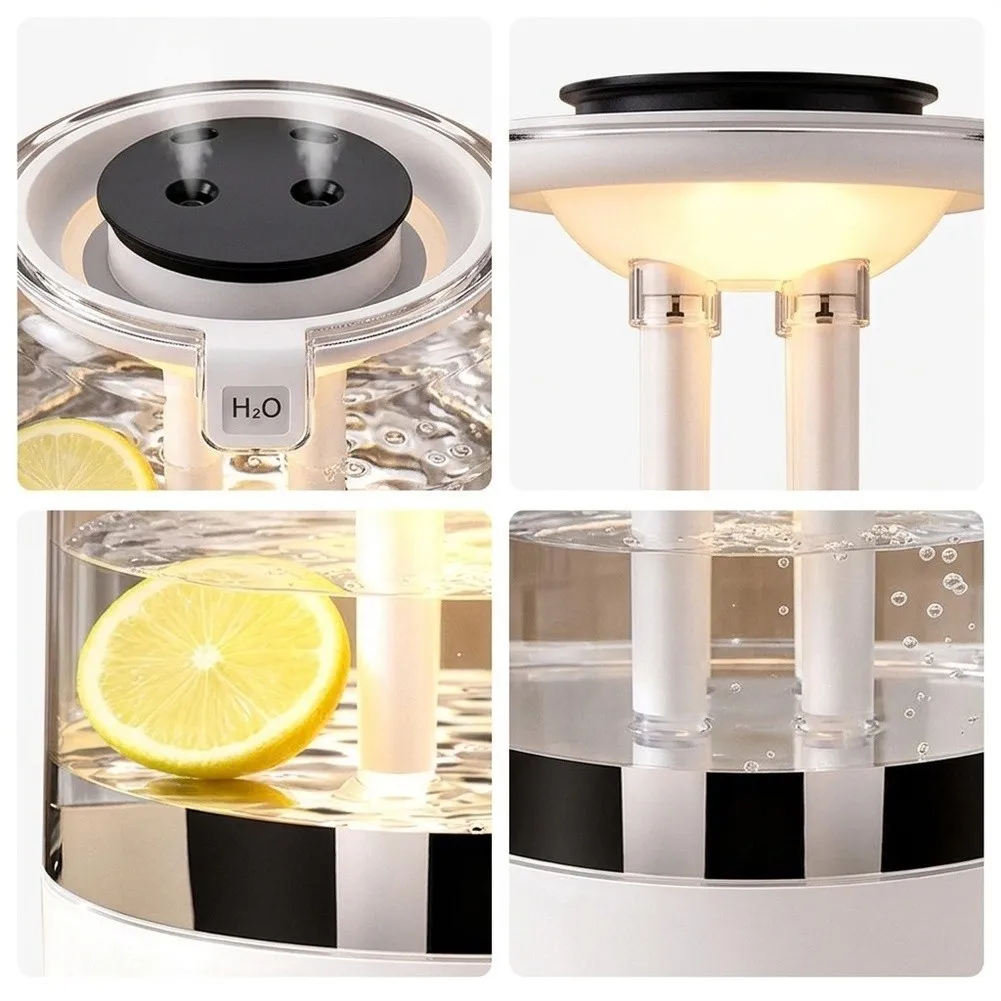 Cool for mist Humidifier 4L Water Tank for top Fill with Night Light 3 Adjustable for mist Outputs Quiet Operation for Large