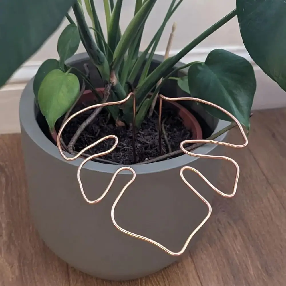 Support Branches Plant Stand Garden Tools Leaf Shaped Plant Support Ring Stem Organizer Plant Cages Plant Stem Support Holder