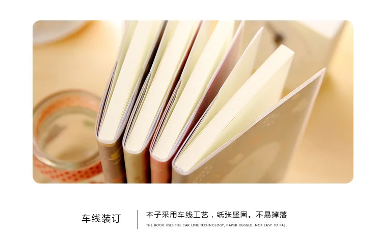 

1Book Floral Series Flower And Bird Color Notepad Mini Notepad For Kids Student Gift 4Colors Back TO School Gifts