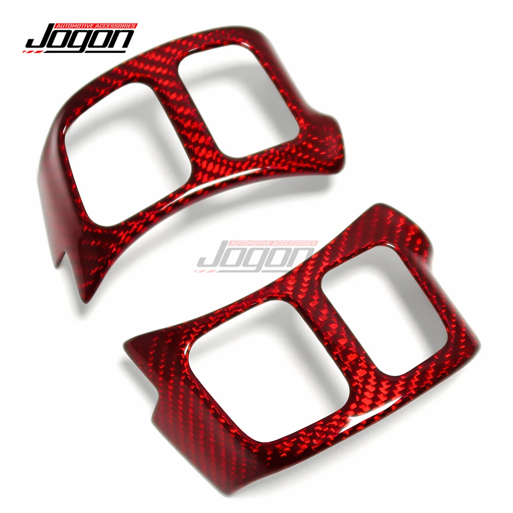 Carbon Fiber Car Interior Steering Wheel Panel Frame Button Shift Paddle Cover Trim Accessories For Lexus IS NX RC 2016-2018