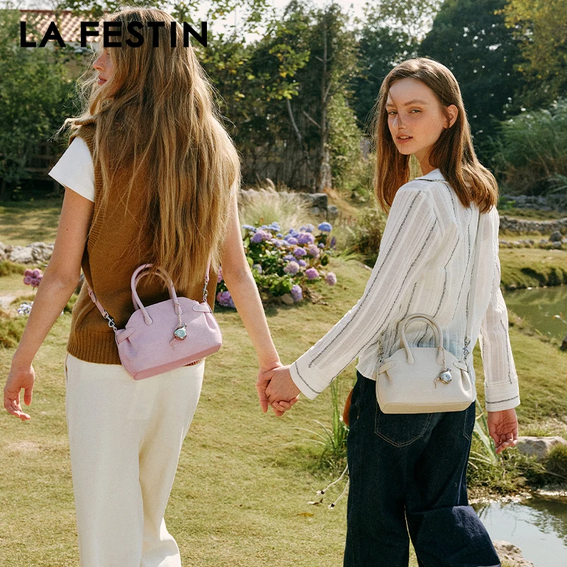 LA FESTIN Women's Luxury Suede Handbag - 2025 Collection