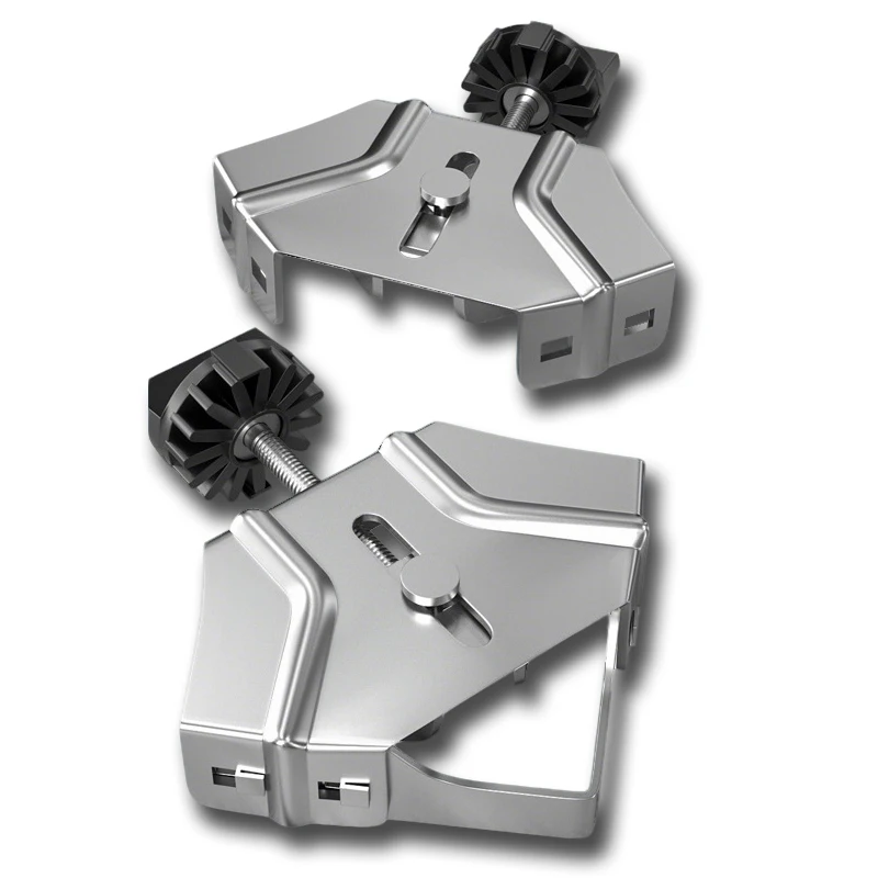 

1 PCS Right Angle Fixing Clip Multipurpose Stainless Steel 90° Degree Corner Clamp With Adjustable Swing Jaw Woodworking Tools