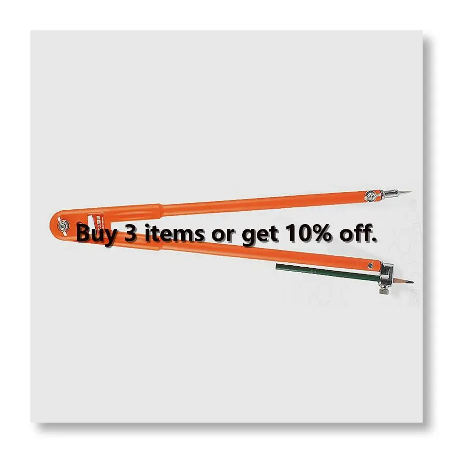 ✼1Pc Carpenter Precision Pencil Compasses Large Diameter Adjustable Dividers Woodworking Compass Max Radius 75cm