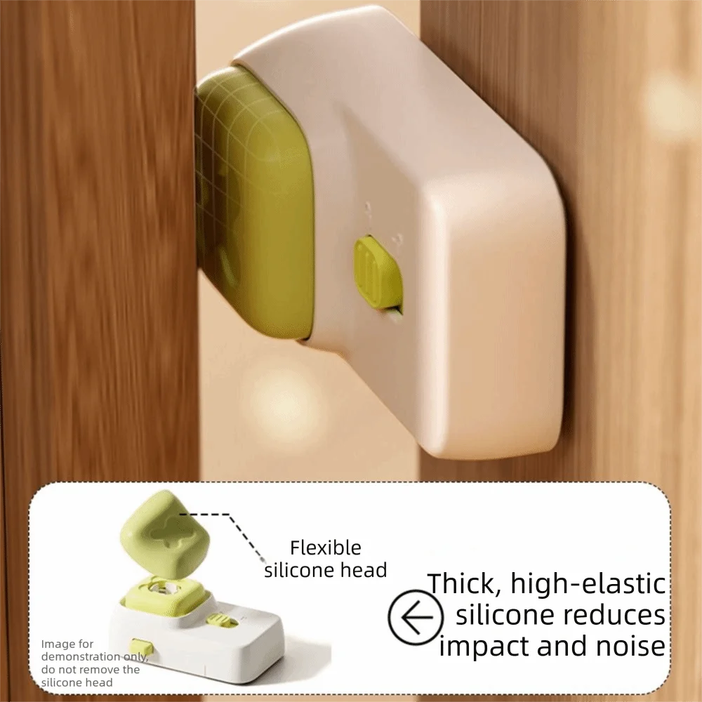 Self-adhesive Childproof Door Holder Anti-Pinch Design Soft Protector Door Pinch Guard Noise Reducing Anti-collision