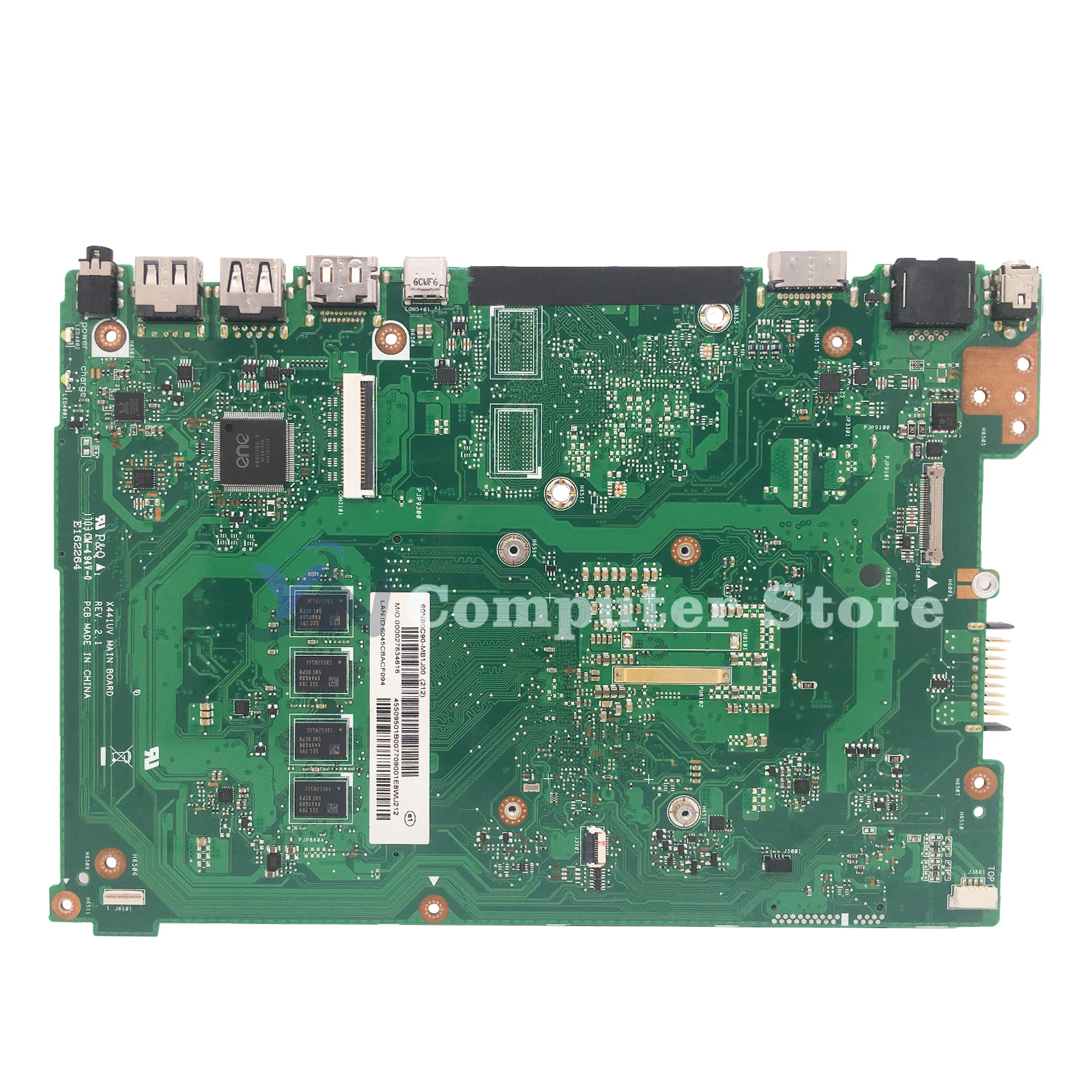 Imagem -02 - Placa-mãe Portátil para Asus X441ua Mainboard para Asus X441uv X441u F441u A441u X441uvk 4405u i3 i5 i7 Ram 4gb 8gb