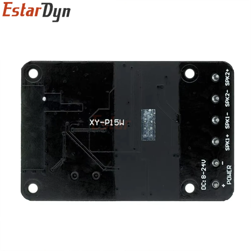 XY-P15W Bluetooth 5.0 Amplifier Board 20Wx2 Stereo Output DC 8-24V Power Audio Module with Heat Dissipation for Speaker DIY