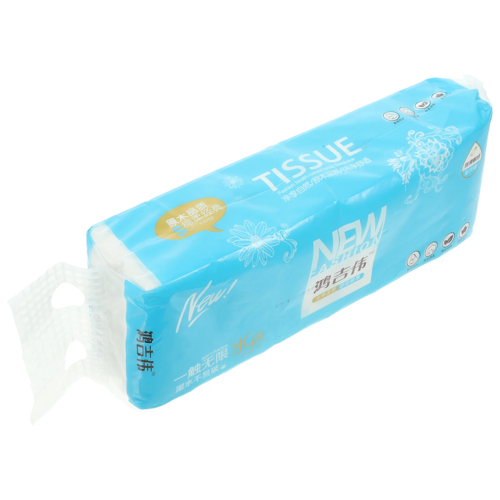 12 Rolls Toilet Paper 5-layer Roll Paper Bathroom Tissue for Home Office Hotel household toilet paper