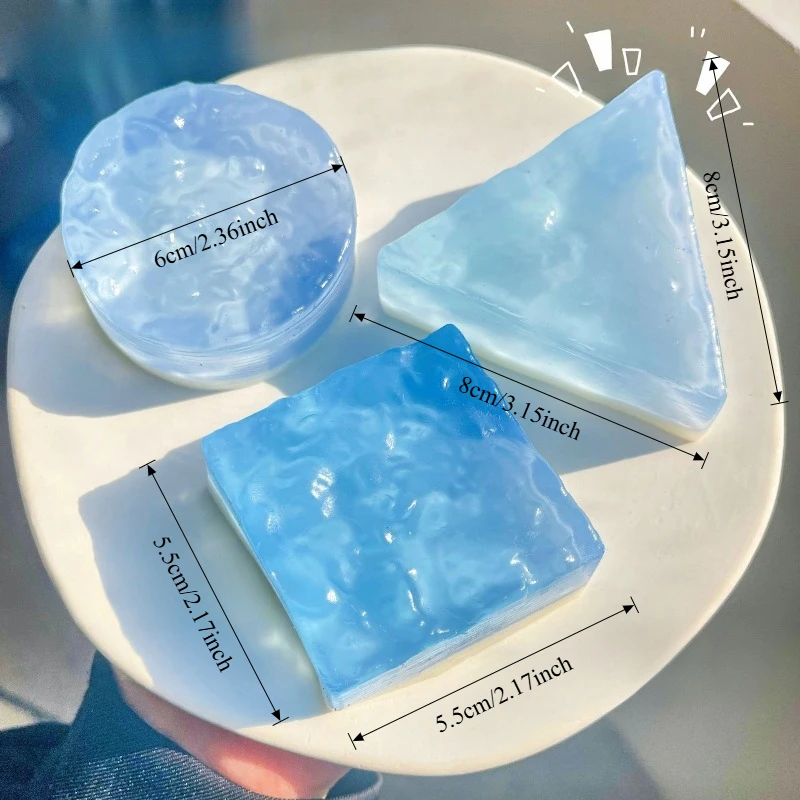 شفافة المحيط موس ضغط لعبة اسفنجي مربع ألعاب متململة سوبر لينة دائرة ضد الإجهاد قرصة الضغط لعبة حسية #4