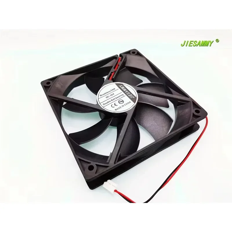 

Совершенно новый JIESAMMY 12025 12 см 36 В постоянного тока корпус преобразователя материнская плата вентилятор охлаждения 120*120*25 мм