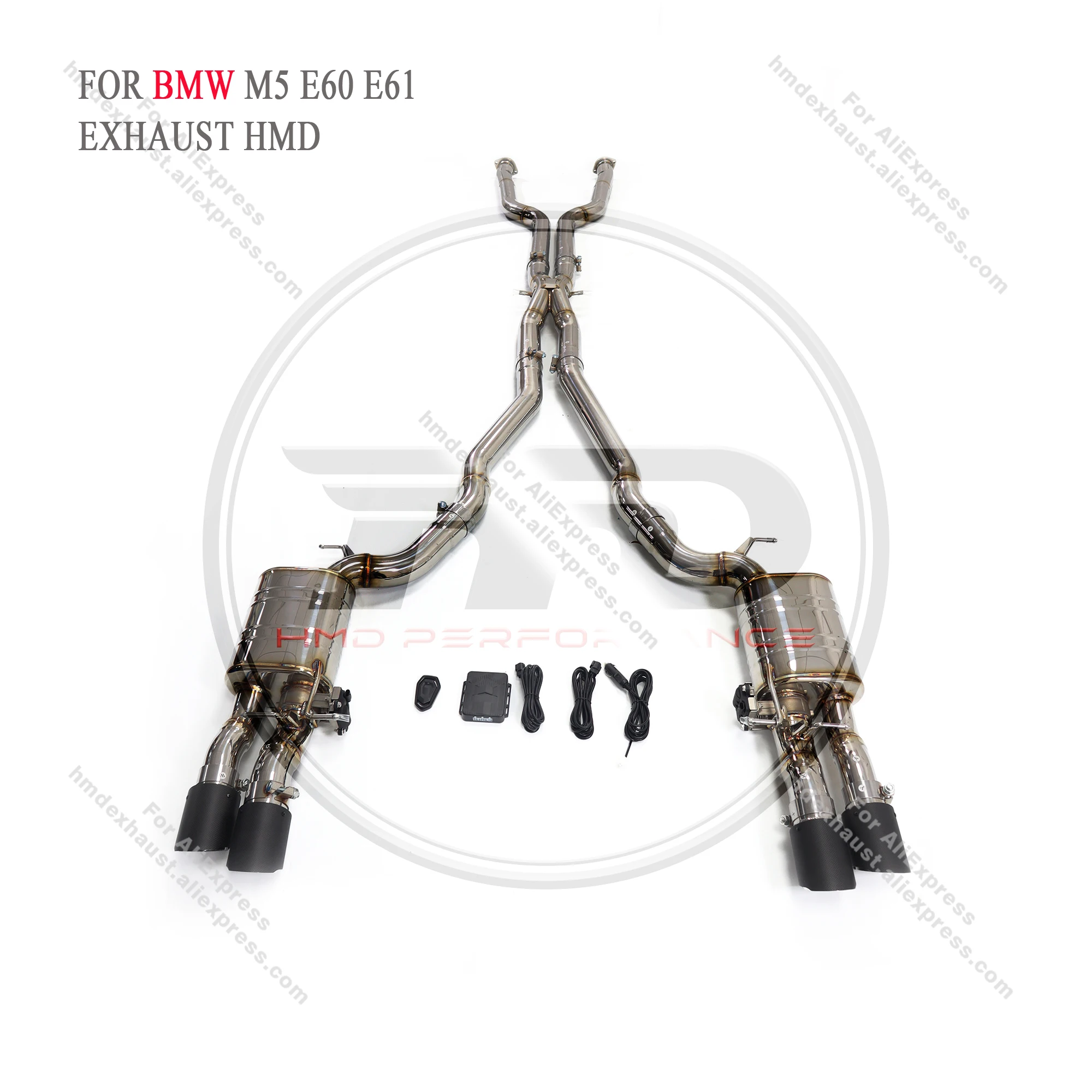 

HMD Exhaust System Stainless Steel Performance Catback for BMW M5 E60 E61 Muffler With Valve