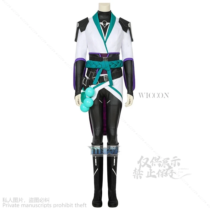 Giochi validant Sage costumi Cosplay parrucche Anime scarpe parrucche lunghe Cos Performance Clothes costumi di carnevale di Halloween uomo donna