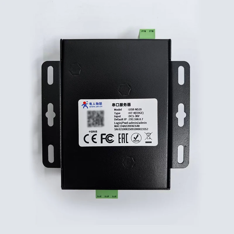 tcp to RS485 Ethernet Converter Industral Device Serial Server Modbus TCP to RTU Gateway MQTT rj45 1 Port  IOT PUSR USR-N510 H7