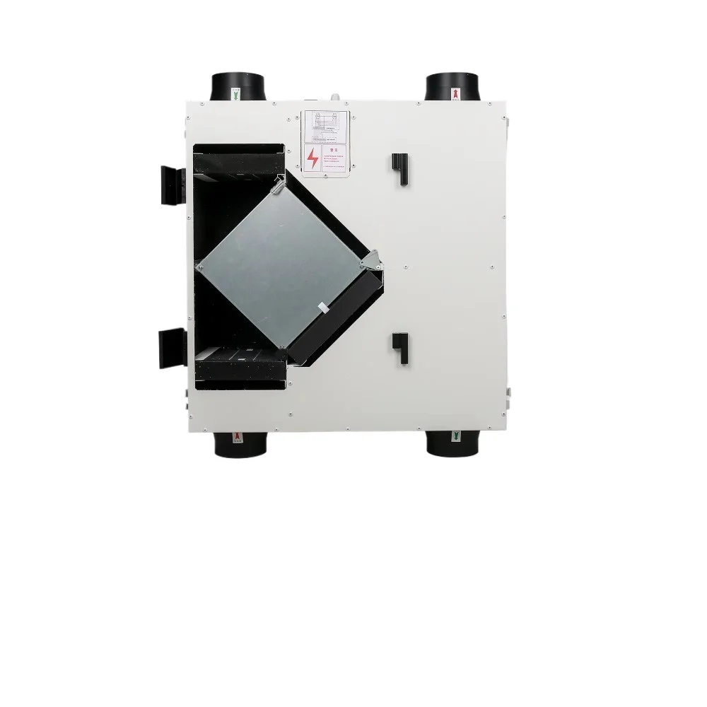 Counter current heat exchange core, fresh air ventilation fan, static pressure, heat and moisture recovery, efficient filtration