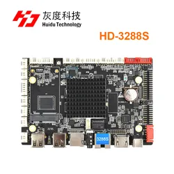 Huidu LCD Digital Signage Motherboard HD 3288S Supports Infrared Remote Control Interface 4K Output 4K Video Playback