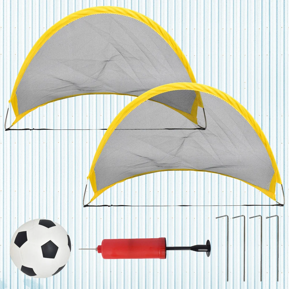 

Outdoor Play Toys For Kids Outdoor Playset Net Outdoors Game Toy Soccer Goal Training Foldable