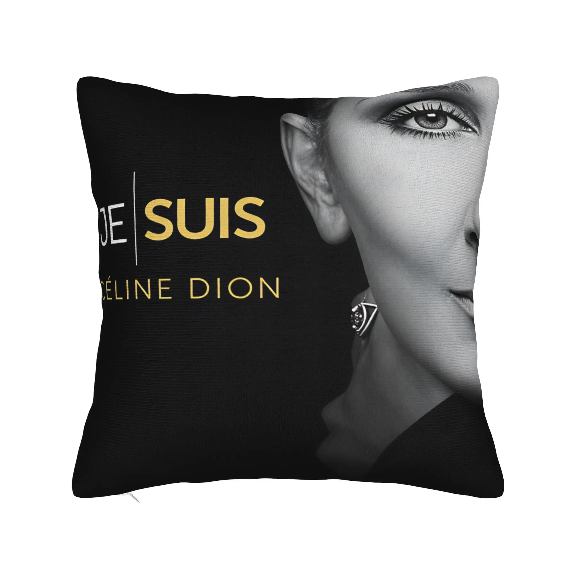 Celines Dions Paris 2026 Pillow Case  Comfy Pillow Cover Vintage Pillowcases For Living Room Chair
