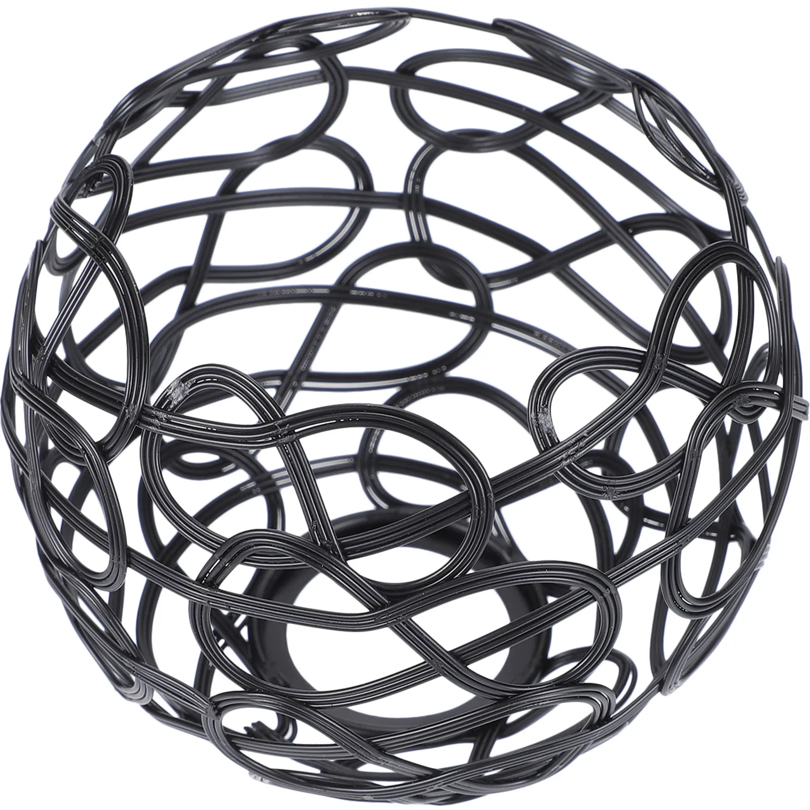 

Metal Wire Lamp Shade Hollow Out Black Lampshade Replacement Decorative Lamp Cover Pendant Light Shade for Living Room Bedroom