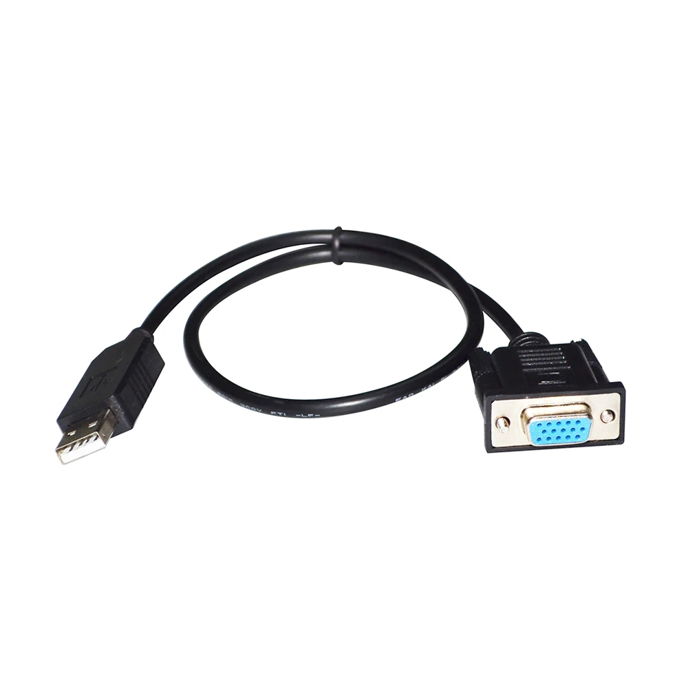 

ORIGIN FT232RL CHIP USB TO HDB 15PIN FEMALE RS232 SERIAL COMMUNICATION CABLE FOR HEROJE HM2 SERIES BARCODE SCANNER TO PC KABLE