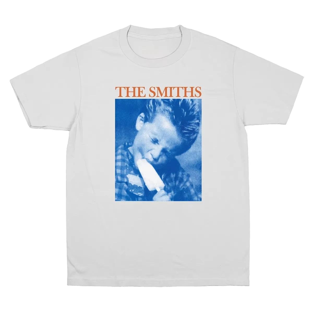 Bestselling Unisex Loose Summer Vintage Washed Short Sleeve T-shirt With The Smiths & Queen Elizabeth II Passing Away Themed