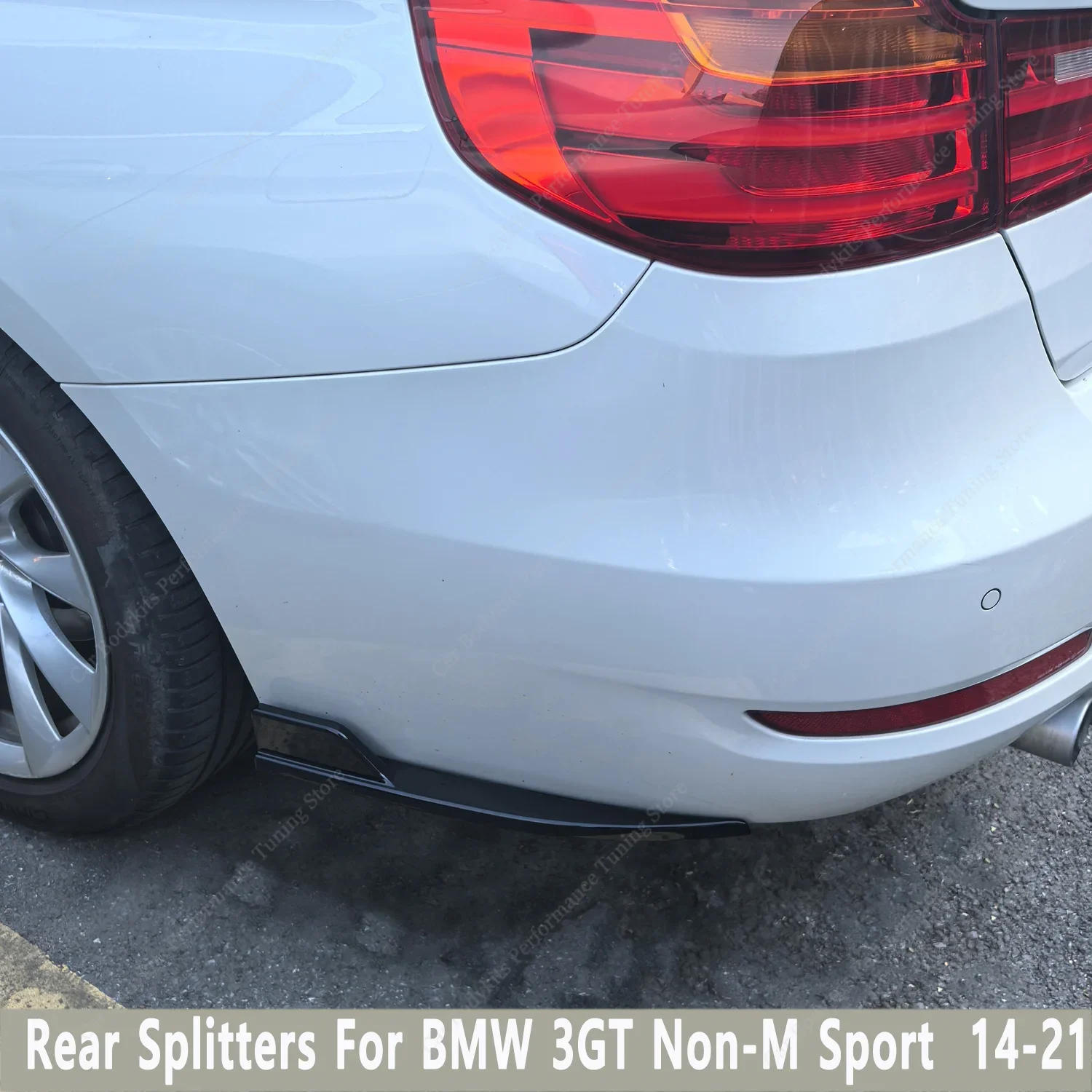 

Глянцевые черные задние сплиттеры для BMW F34 320i 325i 320d 335i 340i GT Non M Sport 2013-2020, диффузор заднего бампера, обвесы