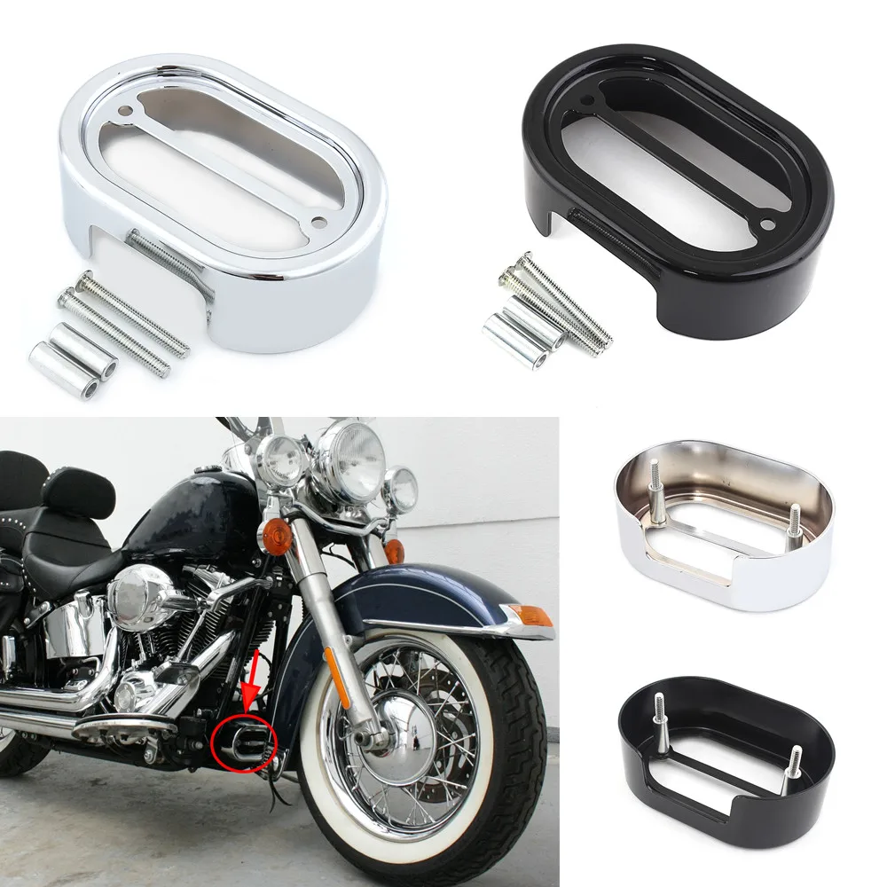 

Хромированная/черная крышка регулятора напряжения для Harley Softail breaker Fat Boy Heritage Rocker CVO 2001-2017 аксессуары для мотоциклов