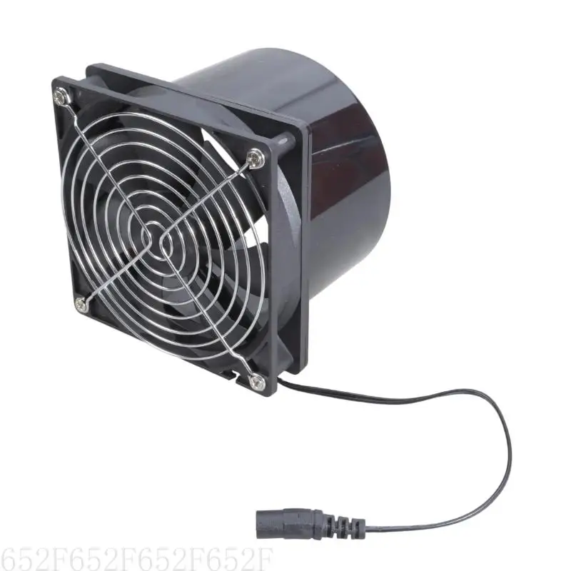 Solar Ventilation Fan 12V Efficient Airflows Solution for Greenhouses Attics with Sturdy ABS Construction