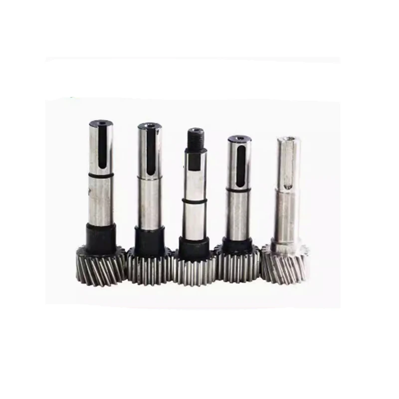 1.5 Mod CNC Gear Shaft Gearbox Synchronous Gear Shaft 23-Tooth  Helical  Tooth119mm Wood Carving Gear Shaft