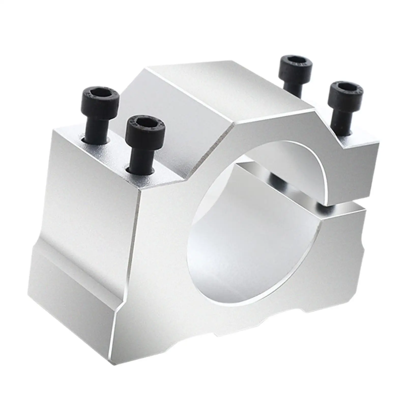 Spindle Mount Bracket Spindle Mount Base Replace Parts High Hardness Aluminum Alloy for CNC Machine Router Engraving Machine