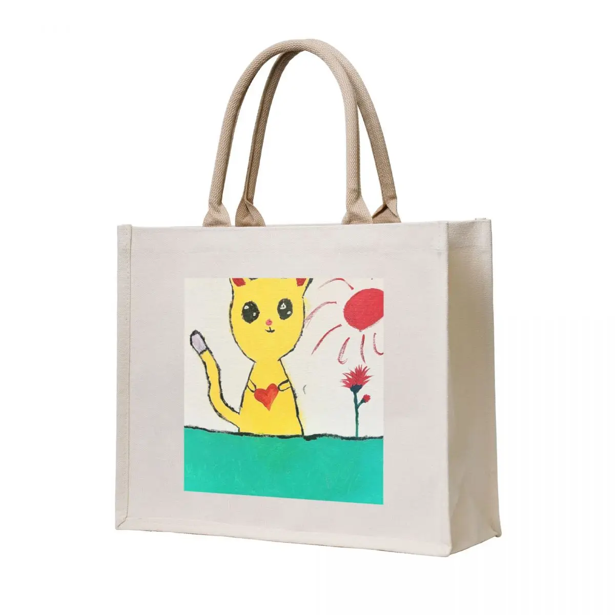 Love Cat Tote Bag eco bag folding tote bag men's luxury women