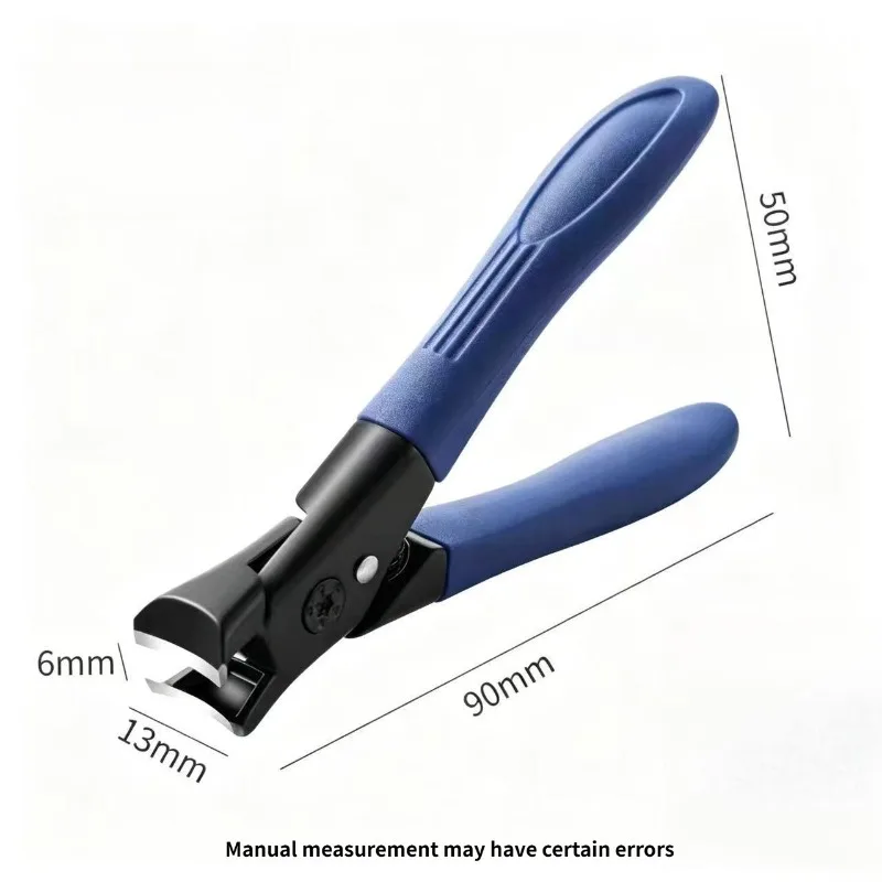 Gray Nail Trimmer Thick Nails for The Elderly Individual Household Nail Clippers Durable Large Opening Nail Clippers