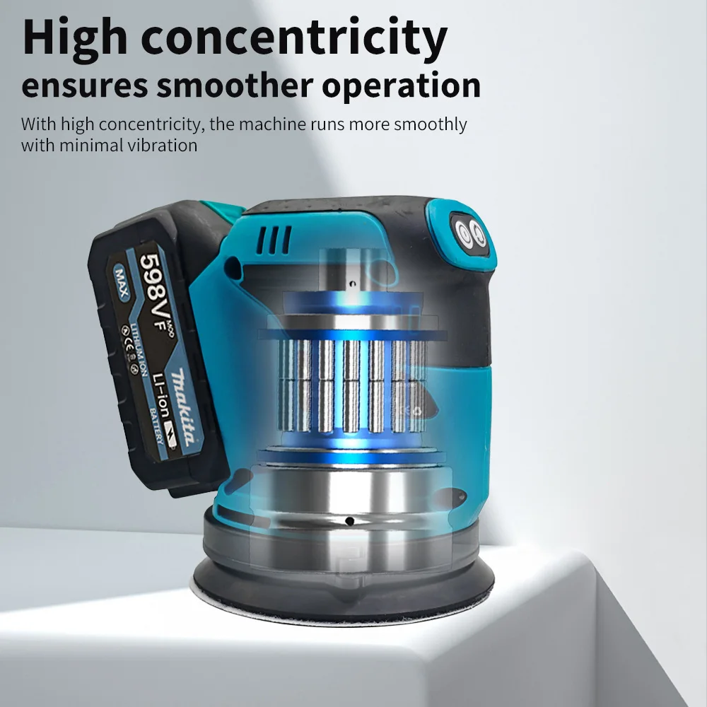 마키타 전동 금속 연마 그라인딩 샌딩 머신 목재 그라인더 무선 오비탈 샌더 자동차 폴리셔 마키타 배터리용