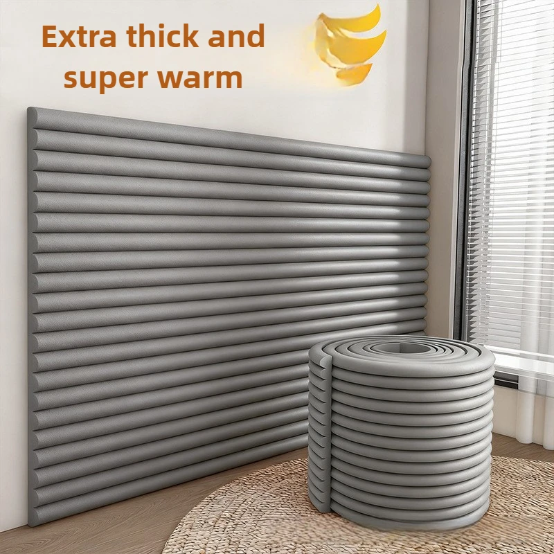 40cm*2m Insulating Wall Covering Panel Self-Adhesive Waterproof Thermal for Room Interior Tenant Protection