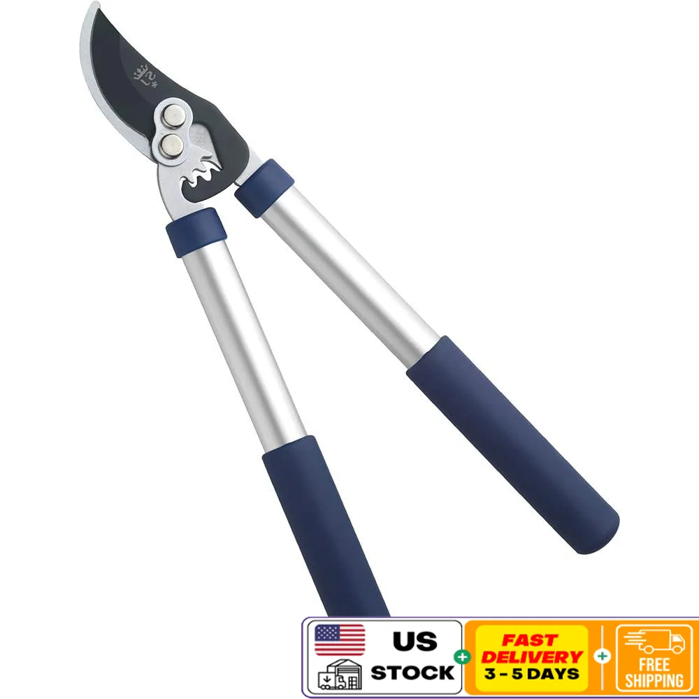 

Mini Bypass Lopper 17.5 Inch Geared Cutting Tool S50C Carbon Steel Blades Lightweight Aluminum Handles Comfortable Grips Rust