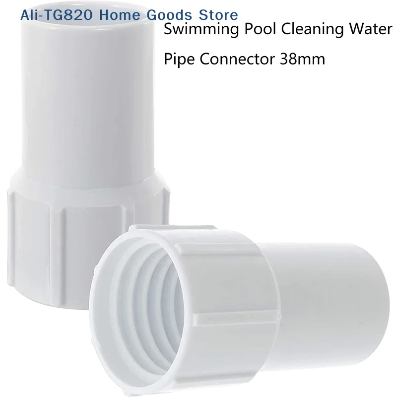 [TG820]Swimming Pool Hose Connector Pool Hose End Cuff Left Hand 38mm For Pool Vacuum Hose 38mm Threaded Suction Pipe