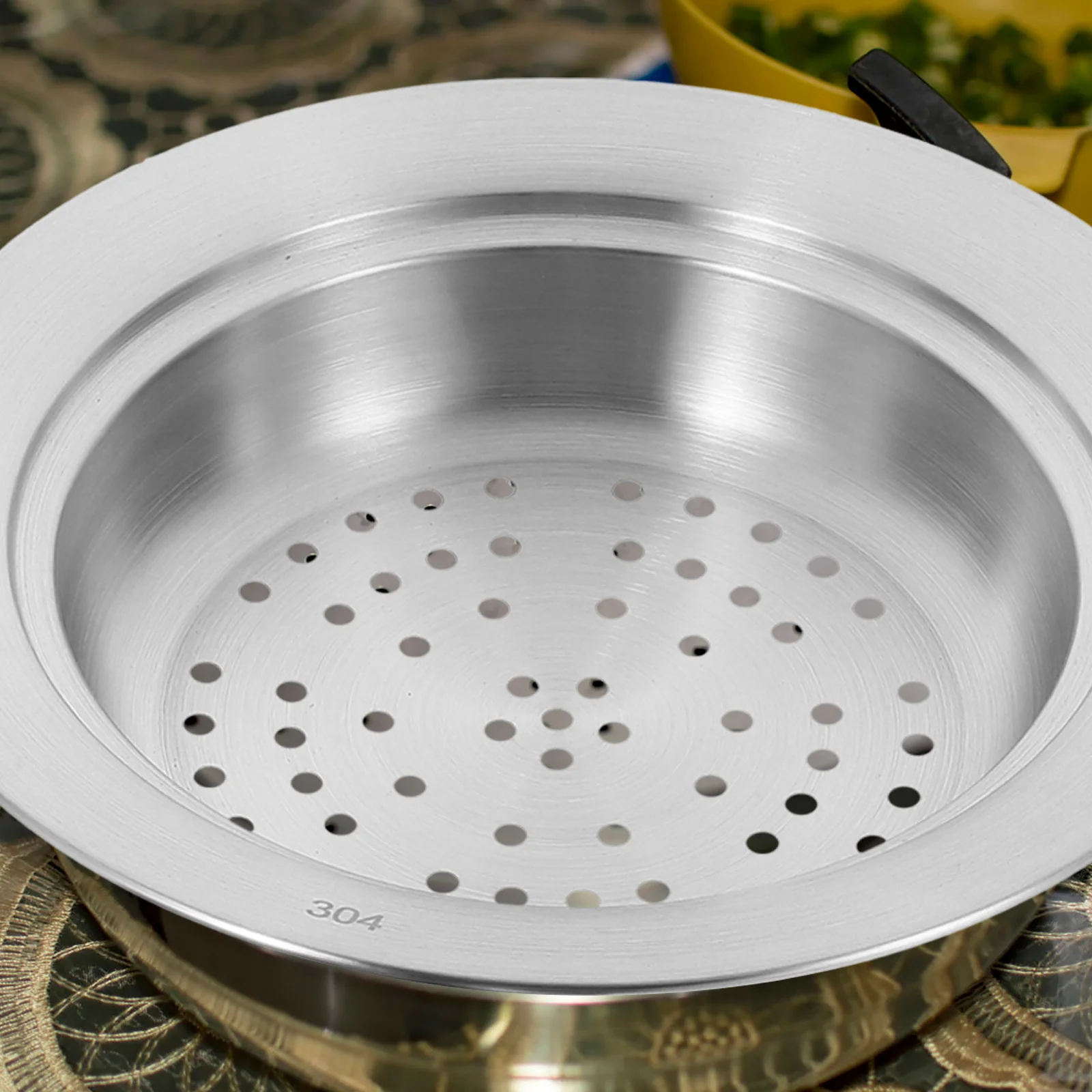

Stainless Steel Steamer Premium Kitchen Tool for Home Cooking Multi-Functional Hot Food Preparation Kitchen Steamer