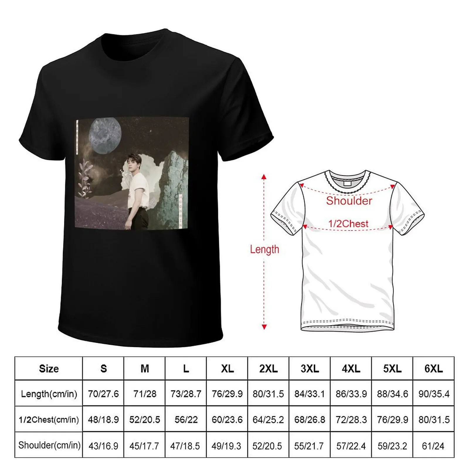 Collage Moonbin ASTRO T-Shirt No Iron Casual Short Sleeve Top